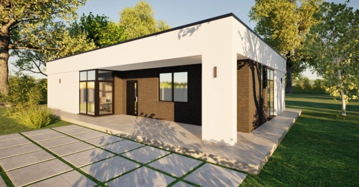 Загородный дом площадью 141 кв.м (проект C-141) 