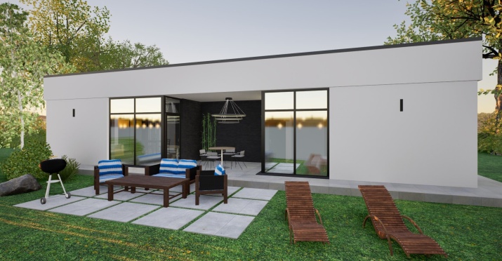 Загородный дом площадью 141 кв.м (проект C-141) 