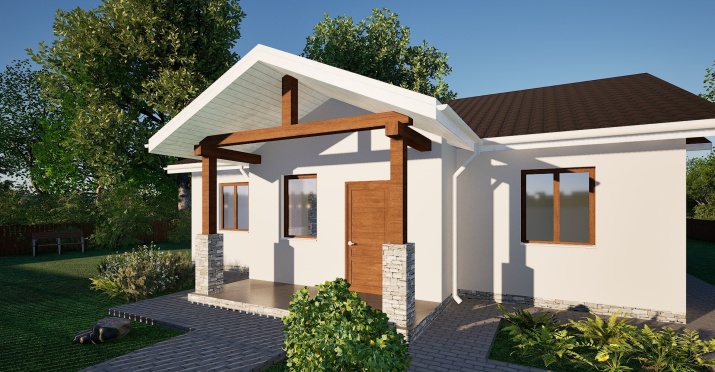 Загородный дом площадью 116 кв.м (проект К-116)